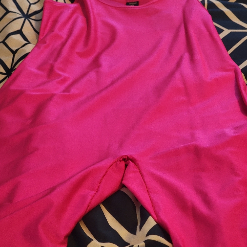 Vibrant HOT PINK BODY SUIT